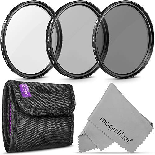  67MM Lens Filter Kit by Altura Photo, Includes 67MM ND Filter, 67MM CPL Filter, 67MM UV Filter, (UV, CPL Polarizing Filter, Neutral Density ND4) for Camera Lens with 67MM Filters +