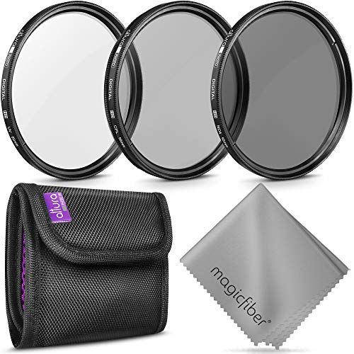  95MM Lens Filter Kit by Altura Photo, Includes 95MM ND Filter, 95MM CPL Filter, 95MM UV Filter, (UV, Polarizer Filter, Neutral Density ND4) for Camera Lens w 95MM Filter + Lens Fil