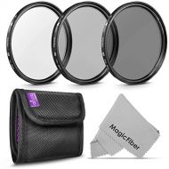 58MM Lens Filter Kit by Altura Photo, Includes 58MM ND Filter, 58MM CPL Filter, 58MM UV Filter, (UV, CPL Polarizing Filter, Neutral Density ND4) for Camera Lens with 58MM Filters +