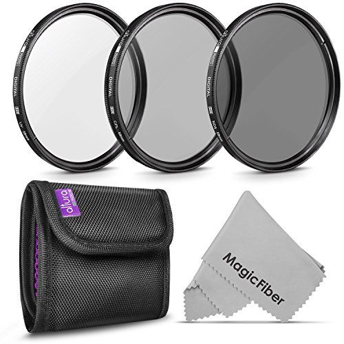  58MM Lens Filter Kit by Altura Photo, Includes 58MM ND Filter, 58MM CPL Filter, 58MM UV Filter, (UV, CPL Polarizing Filter, Neutral Density ND4) for Camera Lens with 58MM Filters +