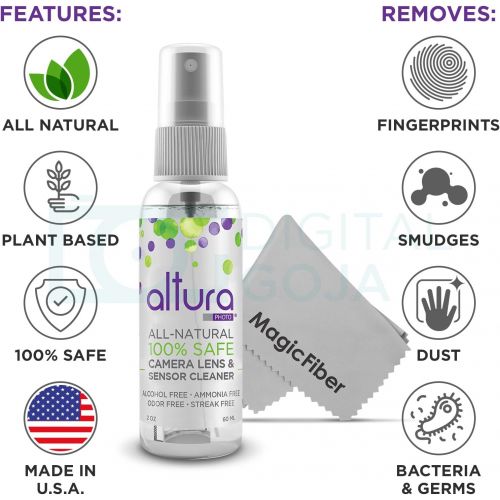  Altura Photo Professional Camera Cleaning Kit APS-C DSLR & Mirrorless Cameras - Camera Lens Cleaner w/Sensor Cleaning Swabs & Case, Works as Camera Lens Cleaning Kit, Camera Cleane