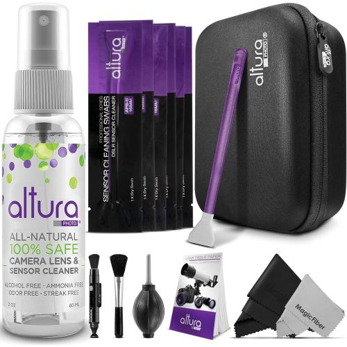  Altura Photo Professional Camera Cleaning Kit APS-C DSLR & Mirrorless Cameras - Camera Lens Cleaner w/Sensor Cleaning Swabs & Case, Works as Camera Lens Cleaning Kit, Camera Cleane