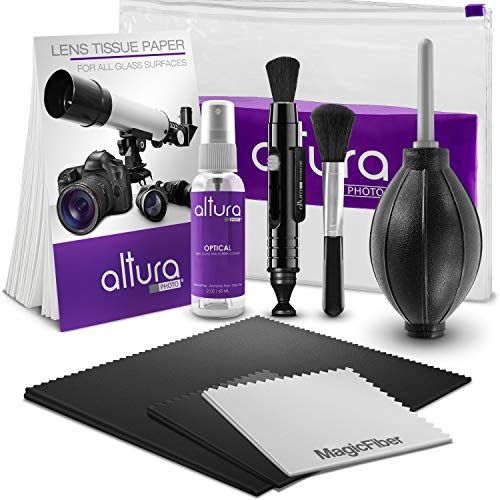  Altura Photo Professional Cleaning Kit for DSLR Cameras and Sensitive Electronics Bundle with 2oz Altura Photo Spray Lens and LCD Cleaner