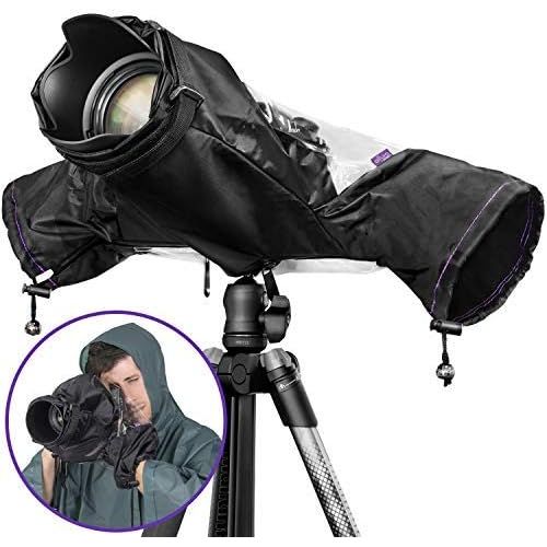  Altura Photo Professional Camera Rain Cover for Canon Nikon Sony DSLR & Mirrorless Cameras - Altura Photo Camera Accessories for Photography Rain Gear