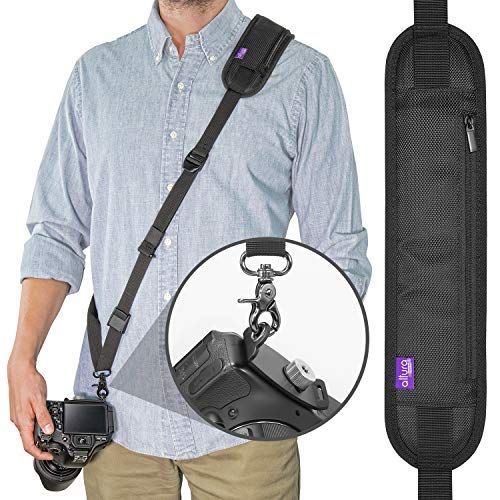  Altura Photo Camera Strap Quick Release & Safety Tether, Adjustable Camera Neck Strap, Comfortable Camera Sling Strap for Canon, Nikon & Sony, Secure & Safe Quick Release Camera St