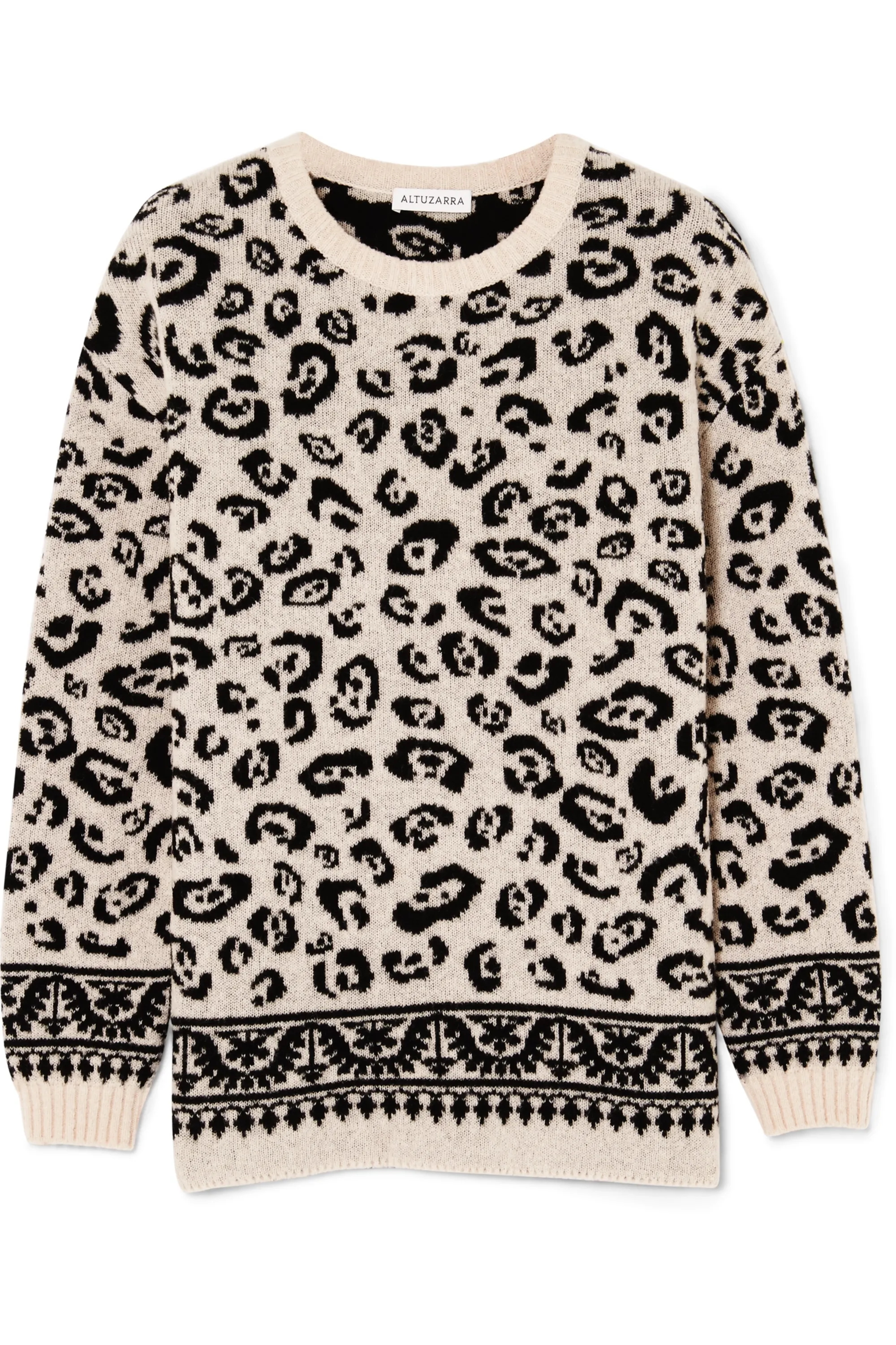 Altuzarra Casablanca merino wool-blend jacquard sweater