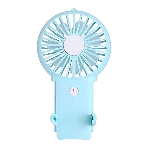  Aluan Handheld Fan Mini Portable Fan Powerful Small Personal Fans Speed Adjustable Rechargeable Battery Operated Eyelash Fan for Kids Woman Man Indoor Outdoor Travel Cooling with L