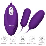 Aluntyl Lifelike Massager 12 -Frequency Waterproof Silicone Double Love Egg for Women DanyC