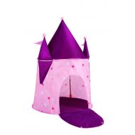 Alvantor Kids Princess Crystal Castle, Pop Play Tents Indoor Outdoor Great Game and Toy Gift for Children Fun, 35”x35”x51”