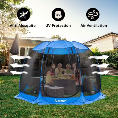  [아마존핫딜][아마존 핫딜] Alvantor Screen House Room Camping Tent Outdoor Canopy Dining Gazebo Pop Up Sun Shade Shelter Mesh Walls Not Waterproof Patent