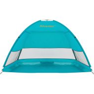 Alvantor Beach Tent Coolhut Plus Beach Umbrella Outdoor Sun Shelter Cabana Automatic Instant Pop-Up UPF 50+ Sun Shade Portable Camping Canopy Easy Set Up Light Weight Windproof