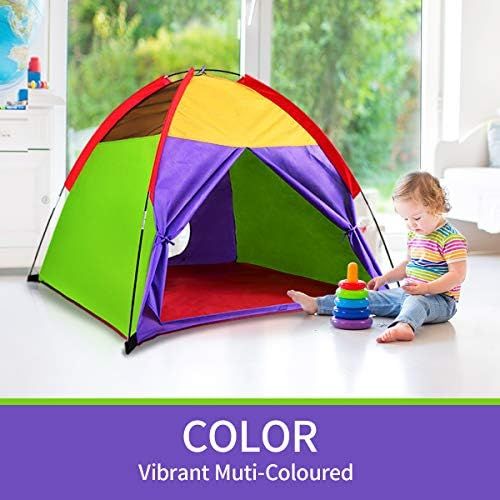  Alvantor Kids Tents Indoor Children Play Tent For Toddler Tent For Kids Pop Up Tent Boys Girls Toys Indoor Outdoor Playhouse Camping Playground 8010 Rainbow 48”x48”x42