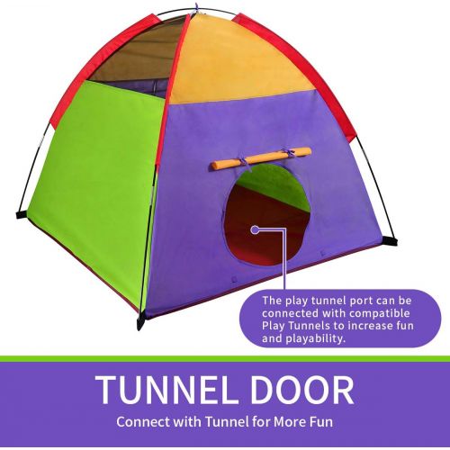  Alvantor Kids Tents Indoor Children Play Tent For Toddler Tent For Kids Pop Up Tent Boys Girls Toys Indoor Outdoor Playhouse Camping Playground 8010 Rainbow 48”x48”x42