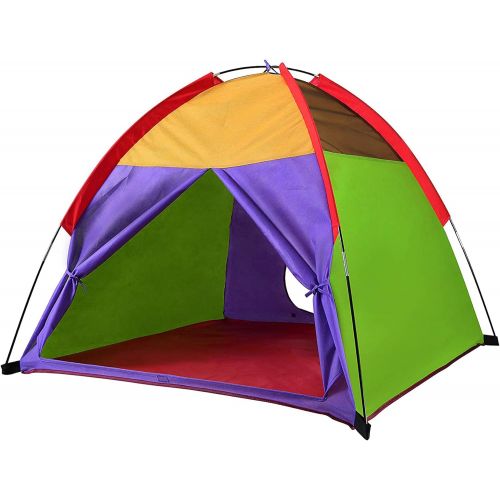  Alvantor Kids Tents Indoor Children Play Tent For Toddler Tent For Kids Pop Up Tent Boys Girls Toys Indoor Outdoor Playhouse Camping Playground 8010 Rainbow 48”x48”x42