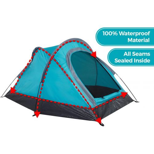  Alvantor Backpacking-Tents Camping Tent Outdoor Warrior Pro Backpacking Light Weight Waterproof Family Tent