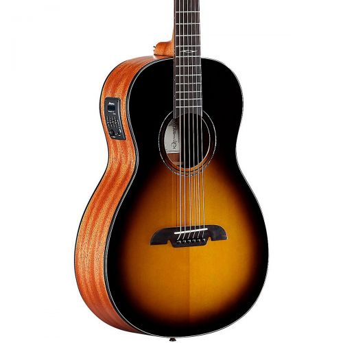  Alvarez},description:The AP610ETSB is a classic-looking parlor made from high-quality tonewoods and components. The sound is open and loud for a guitar of this size, which helps it