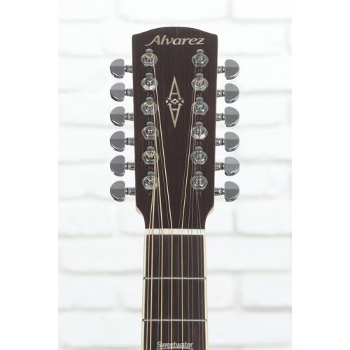  Alvarez AJ80CE12 Artist 80 12-string Jumbo Acoustic-electric Guitar - Natural
