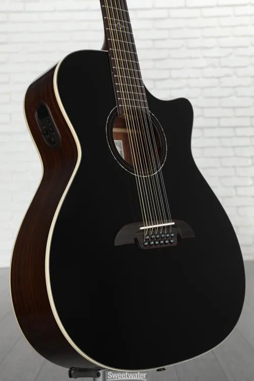 Alvarez AG70ce 12-string Acoustic-electric Guitar - Black