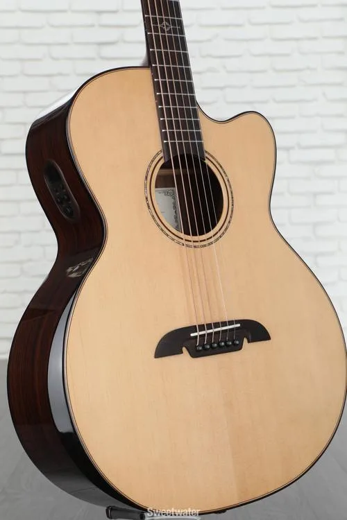 Alvarez AEBT70ce Armrest Acoustic-electric Baritone Guitar - Natural