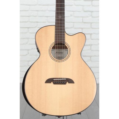  Alvarez AEBT70ce Armrest Acoustic-electric Baritone Guitar - Natural