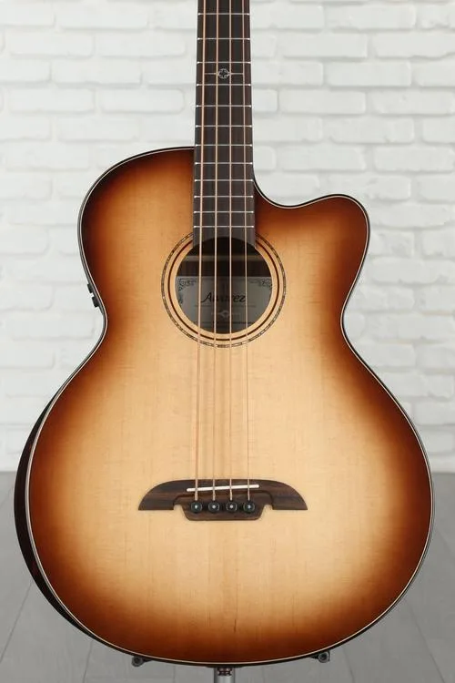 Alvarez AEB70ce Armrest Shadowburst Acoustic-electric Bass Guitar - Shadowburst