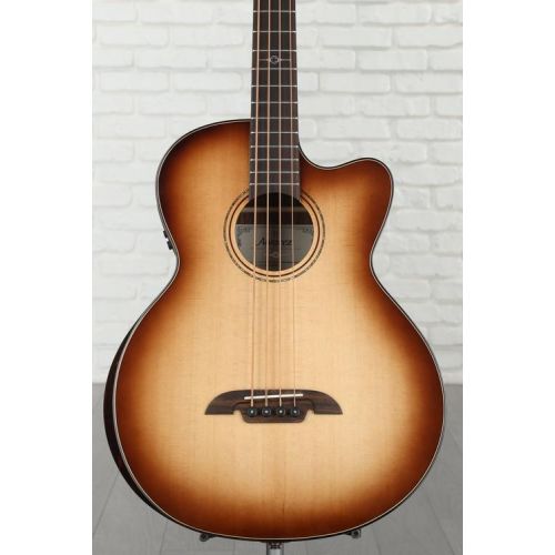  Alvarez AEB70ce Armrest Shadowburst Acoustic-electric Bass Guitar - Shadowburst