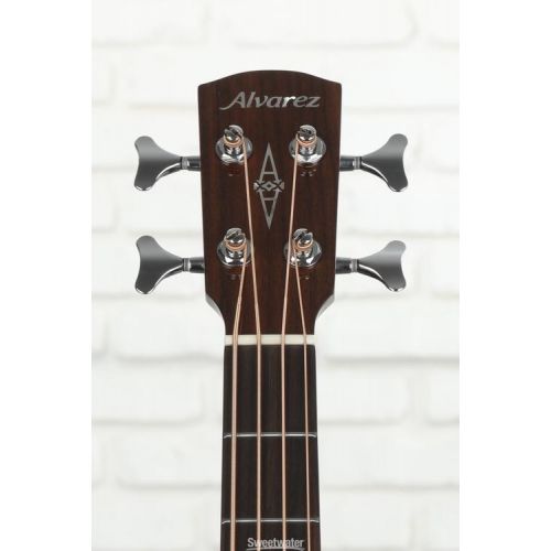 Alvarez AEB70ce Armrest Shadowburst Acoustic-electric Bass Guitar - Shadowburst