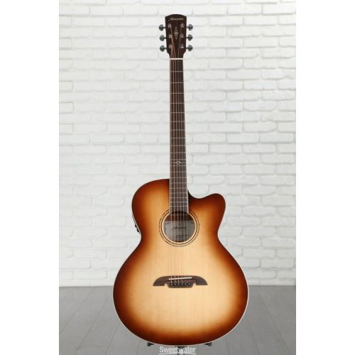  Alvarez ABT60ce Shadowburst Baritone Acoustic-electric Guitar - Shadowburst