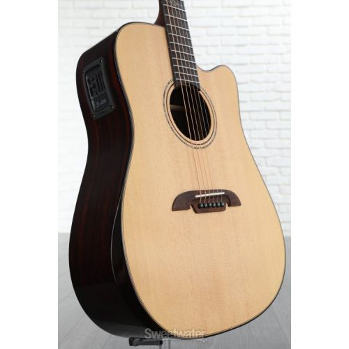  Alvarez ADE90CEAR Artist Elite 90 Dreadnought with Bevel Acoustic-electric - Natural