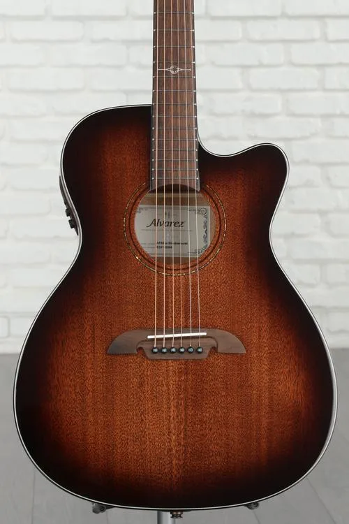  Alvarez AF66ce Shadowburst Acoustic-electric Guitar - Shadowburst