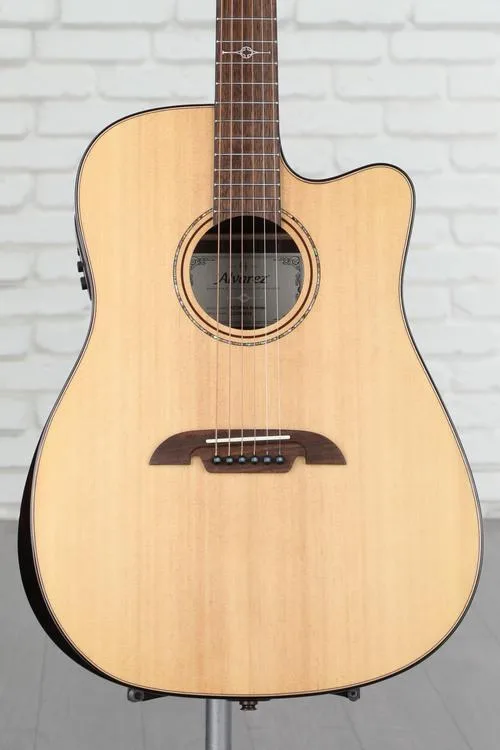  Alvarez AED90ce Armrest Acoustic-electric Guitar - Natural