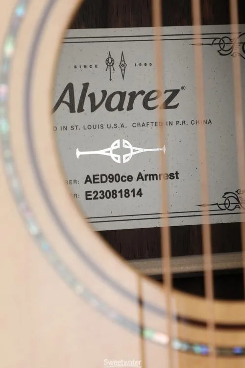  Alvarez AED90ce Armrest Acoustic-electric Guitar - Natural