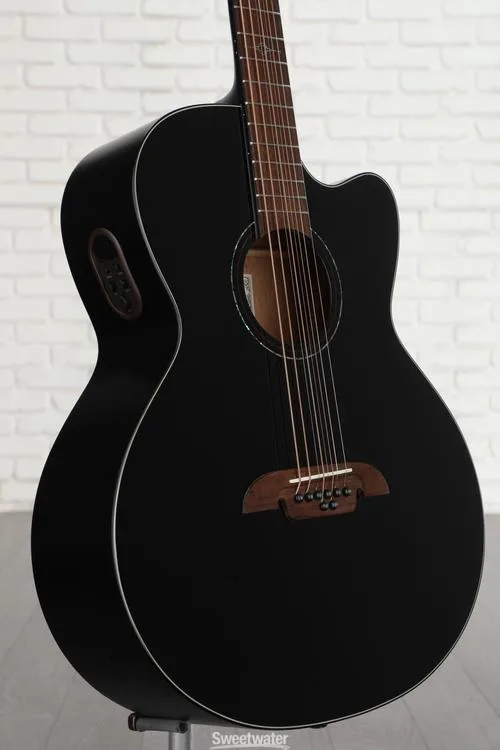 Alvarez ABT60ce 8-string Baritone Acoustic-electric Guitar - Black Demo