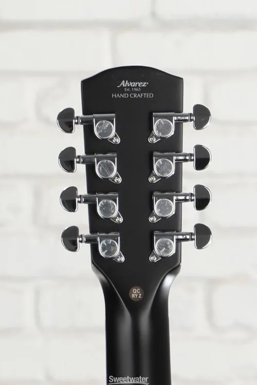  Alvarez ABT60ce 8-string Baritone Acoustic-electric Guitar - Black Demo