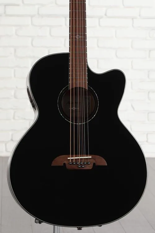  Alvarez ABT60ce 8-string Baritone Acoustic-electric Guitar - Black Demo