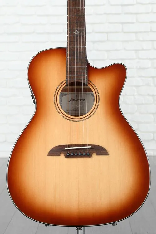  Alvarez AF60ce Shadowburst Acoustic-electric Guitar - Shadowburst