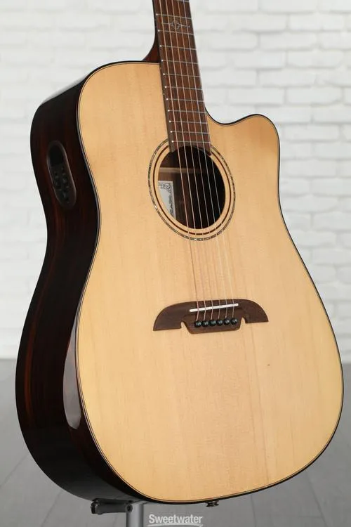 Alvarez AED90ce Armrest Acoustic-electric Guitar - Natural Demo