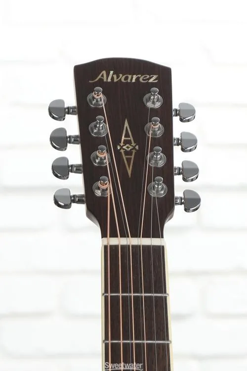  Alvarez AG60ce Shadowburst 8-string Acoustic-electric Guitar - Shadowburst