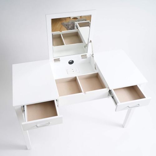  Alveare Home 8008-854 Aimee Vanity Desk White