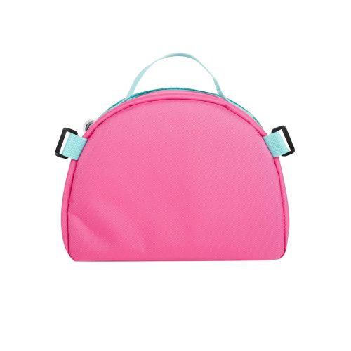  Aly Hello Kitty Rainbow Bow Backpack with Insulated Rainbow Hello! Lunch Kit for Girls