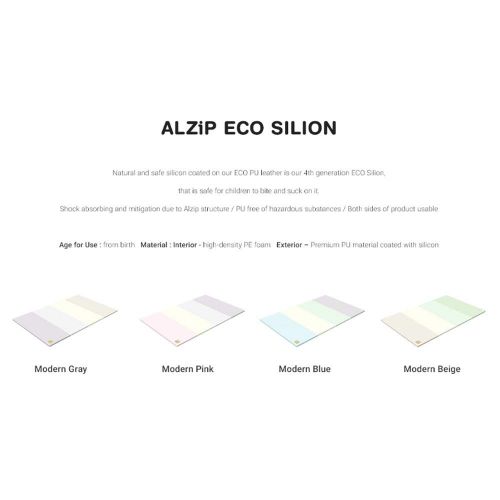  Alzipmat [Alzip Mat] Baby Playmat - Eco Silon Modern (Non-Toxic, Non-Slip, Waterproof) (Modern Gray, XG)