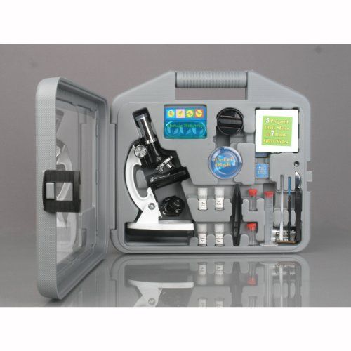  [아마존베스트]AmScope AMSCOPE-Kids M30-ABS-KT51 120x-1200x 6-Powers Metal Frame & Base with 52-pc Accessories, Among The TOP 3 Picks of The Best Student Beginner Microscope Kit in 2016, Recommended by M