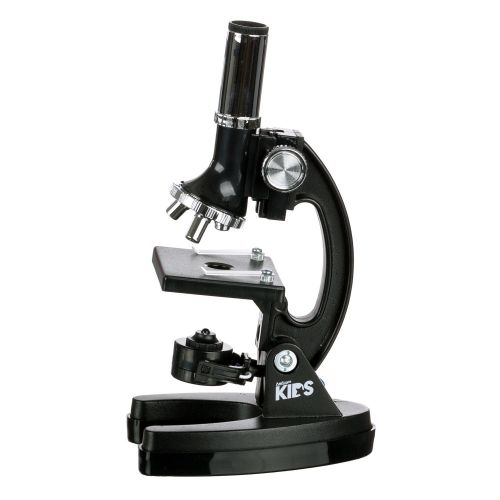  [아마존베스트]AmScope-KIDS 120X-240X-300X-480X-600X-1200X Educational Beginner Biological Microscope Kit with Metal Frame