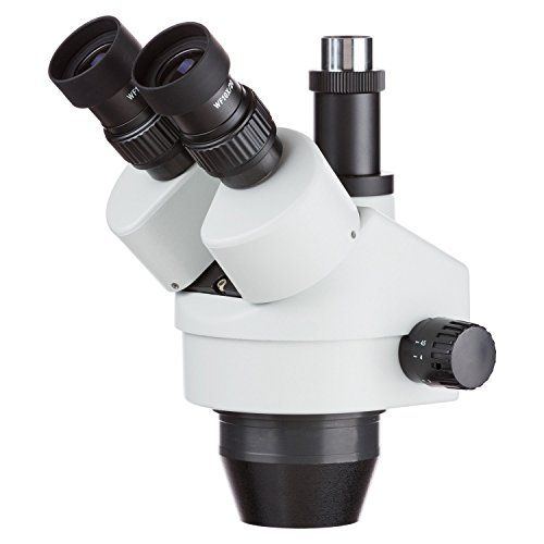  AmScope 7X-45X Trinocular Zoom Stereo Microscope Simul-Focal Head
