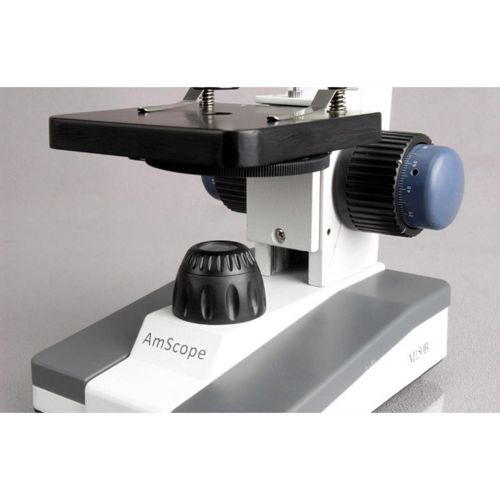  [아마존베스트]AmScope M150C-SP14 40X-1000X Portable Student Microscope with Slide Preparation Kit