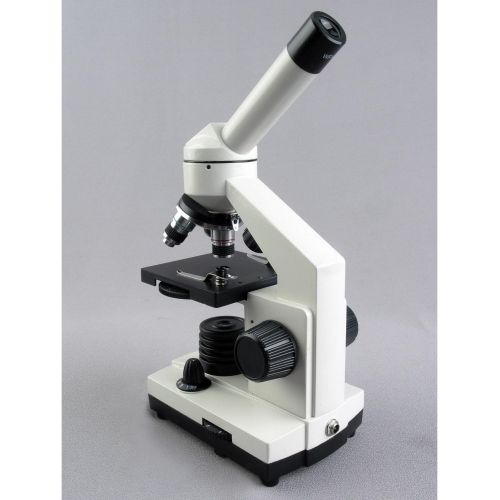  [아마존베스트]AmScope 40X-1000X Cordless LED Metal Frame Compound Microscope w Top & Bottom Lights