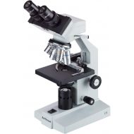 [아마존베스트]AmScope B100B-MS Compound Binocular Microscope, 40X-2000X Magnification, Brightfield, Tungsten Illumination, Abbe Condenser, Mechanical Stage