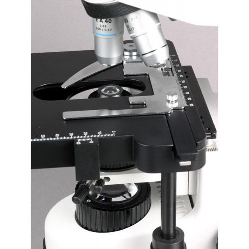  [아마존베스트]AmScope B660C Siedentopf Binocular Compound Microscope, 40X-2500X Magnification, WH10x and WH25x Super-Widefield Eyepieces, Semi-Plan Objectives, Brightfield, Kohler Condenser, Dou