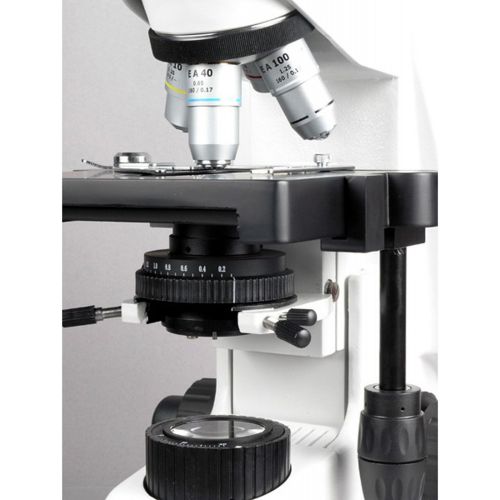  [아마존베스트]AmScope B660C Siedentopf Binocular Compound Microscope, 40X-2500X Magnification, WH10x and WH25x Super-Widefield Eyepieces, Semi-Plan Objectives, Brightfield, Kohler Condenser, Dou