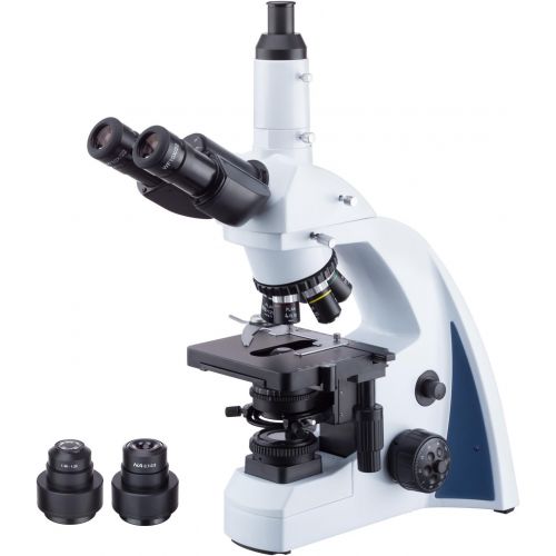  [아마존베스트]AmScope 40X-1000X Infinity-Corrected Darkfield Microscope with LED Koehler Illumination and Quintuple Nosepiece